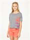 PEWGirls 7-&nbsp;4 Greatest Ever Crop Tee by Roxy - FRT1