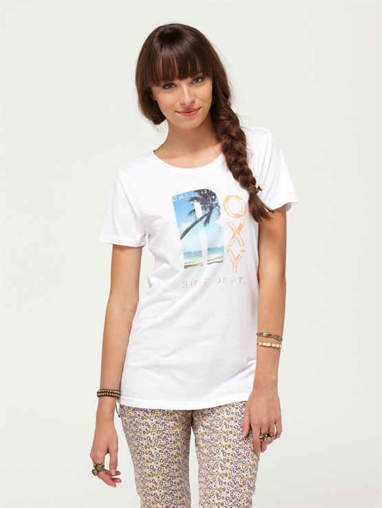WHTAwesome Surf Tee by Roxy - FRT1