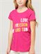 FUSGirls 7-&nbsp;4 Booster Club Harmony Tee by Roxy - DTL1